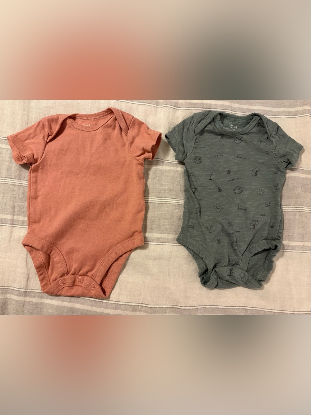 Little Planet by Carter’s 3M short sleeve onesies (Set of 2)